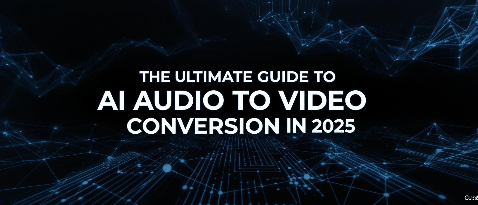 The Ultimate Guide to AI Audio to Video Conversion in 2025