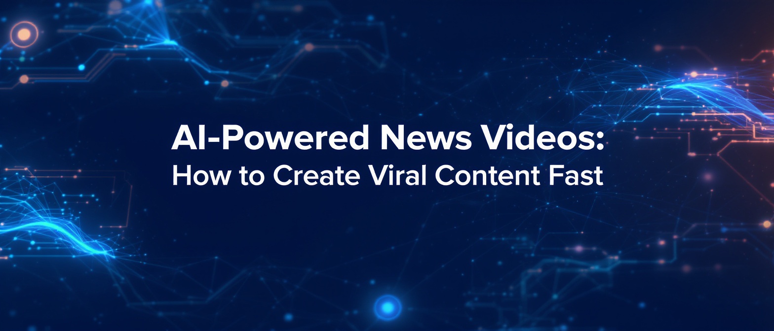 AI-Powered News Videos: How to Create Viral Content Fast