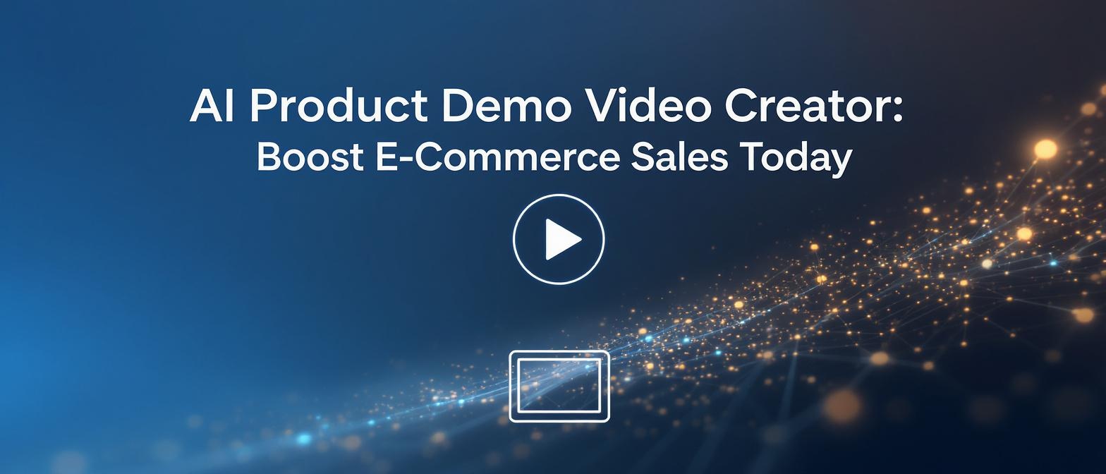 AI Product Demo Video Creator: Boost E‑Commerce Sales Today