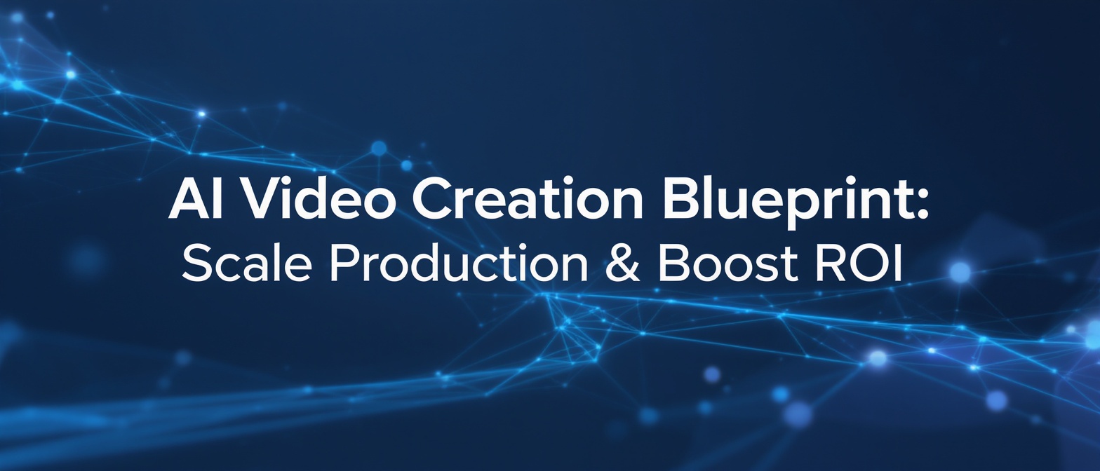 AI Video Creation Blueprint: Scale Production & Boost ROI