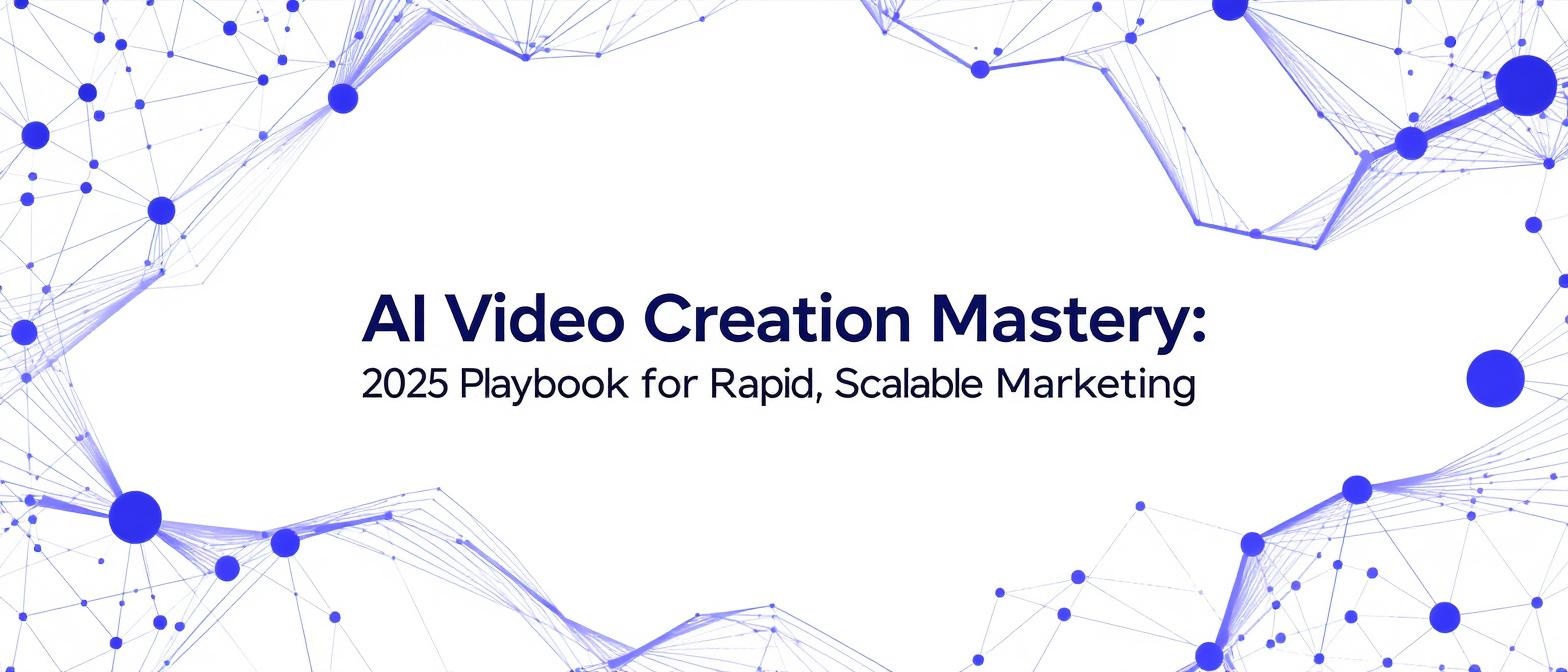 AI Video Creation Mastery: 2025 Playbook for Rapid, Scalable Marketing