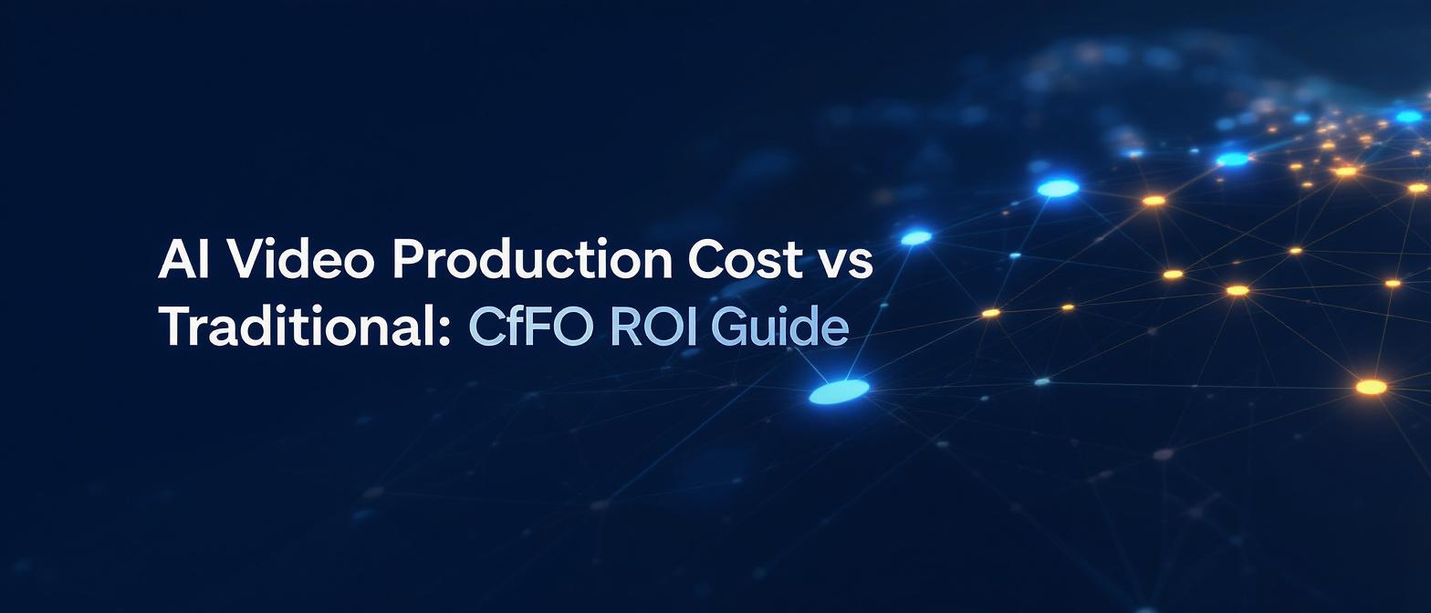 AI Video Production Cost vs Traditional: 2025 CFO ROI Guide