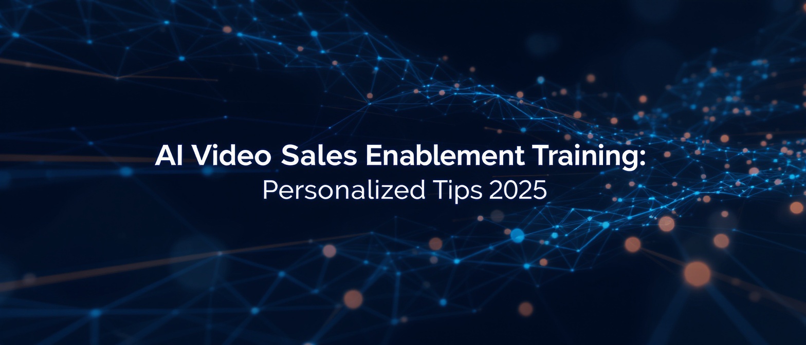 AI Video Sales Enablement Training: Personalized Tips 2025