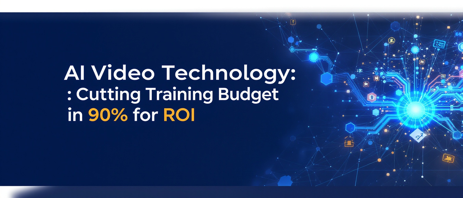 AI Video Technology: Cutting Training Budget by 90% for ROI