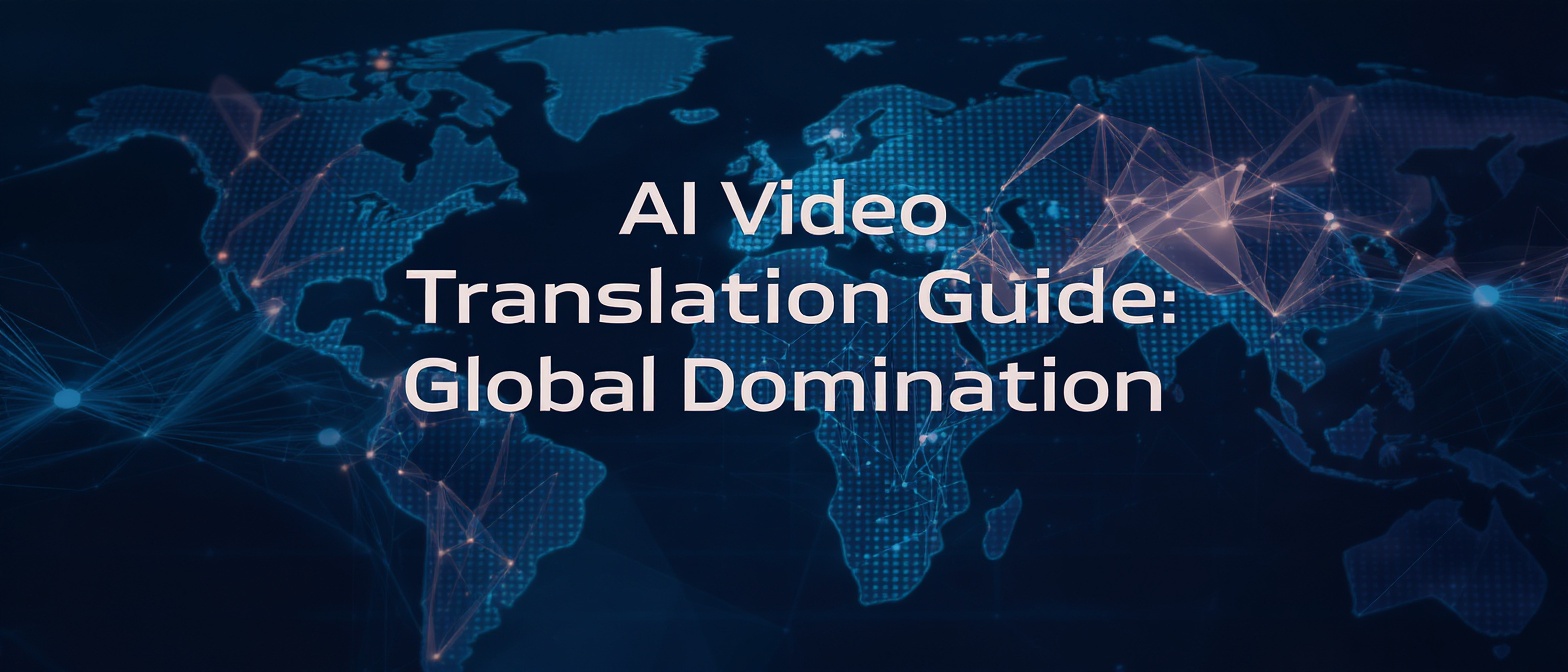 AI Video Translation Guide: Global Domination in 2025