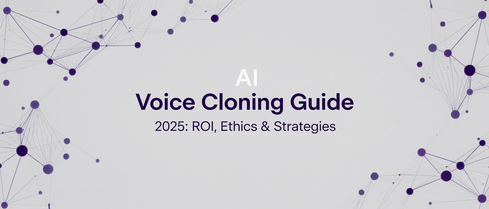 AI Voice Cloning Guide 2025: ROI, Ethics & Strategies