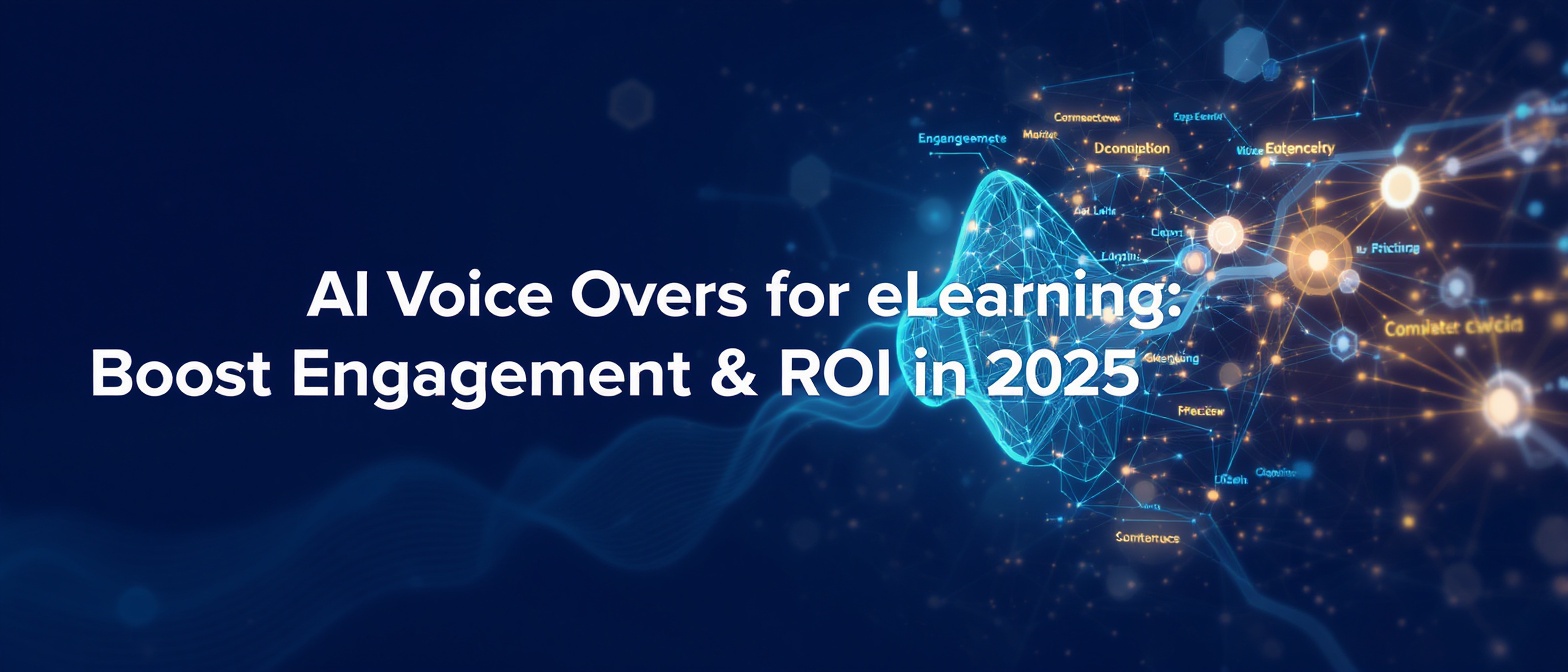 AI Voice Overs for eLearning: Boost Engagement & ROI in 2025