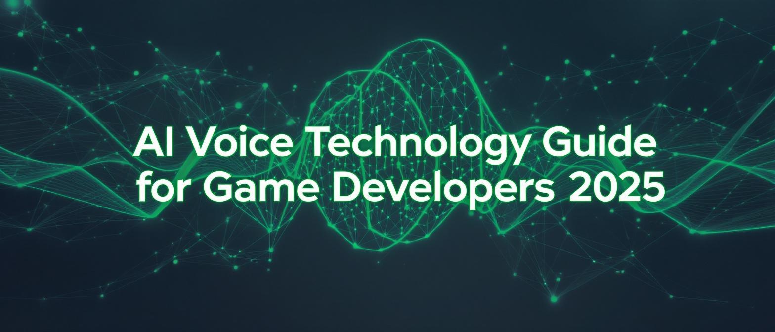 AI Voice Technology Guide for Game Developers 2025