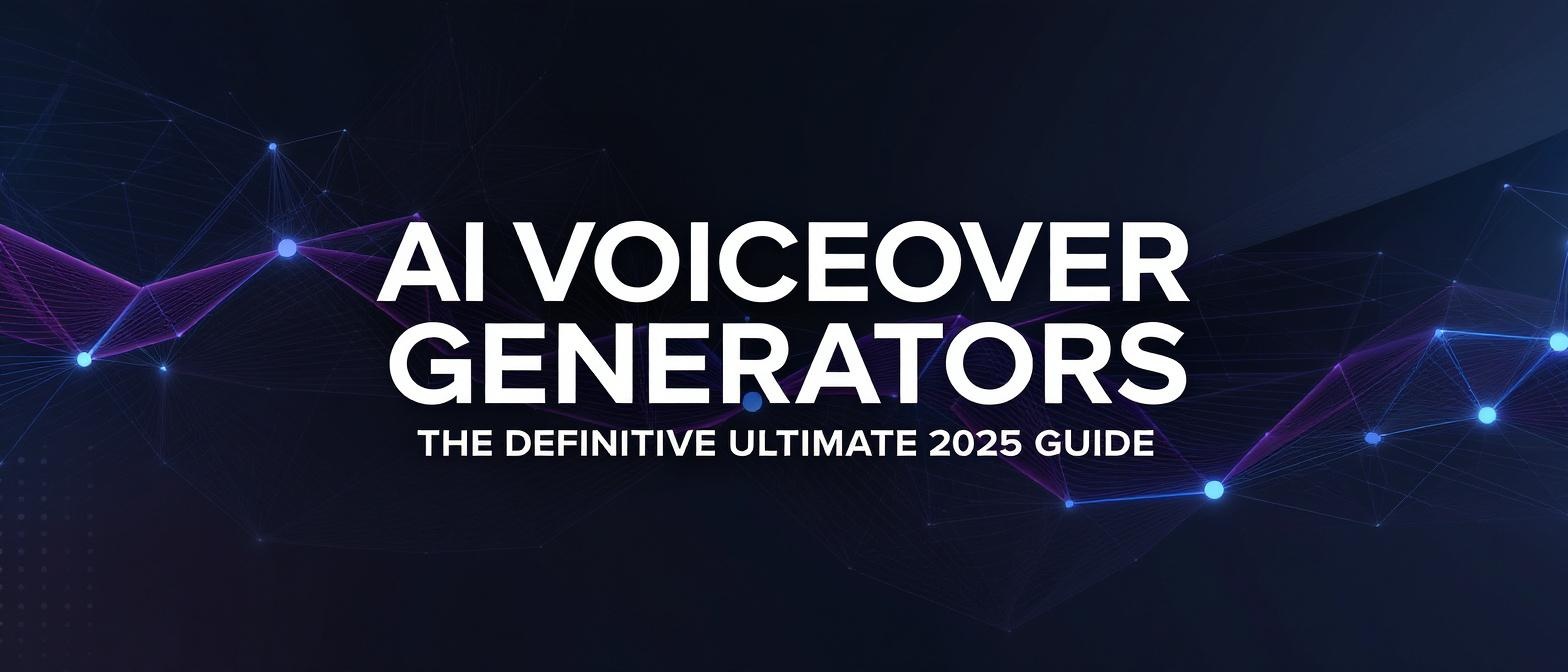AI Voiceover Generators: The Definitive Ultimate 2025 Guide