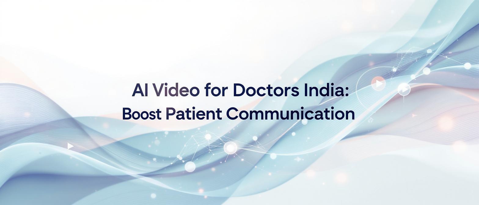 AI Video for Doctors India: Boost Patient Communication