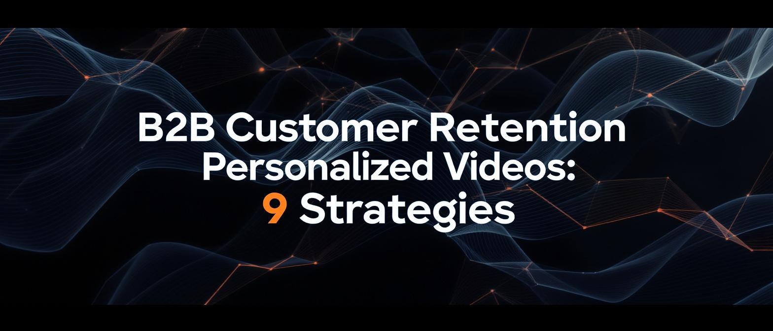 B2B Customer Retention Personalized Videos: 9 Strategies