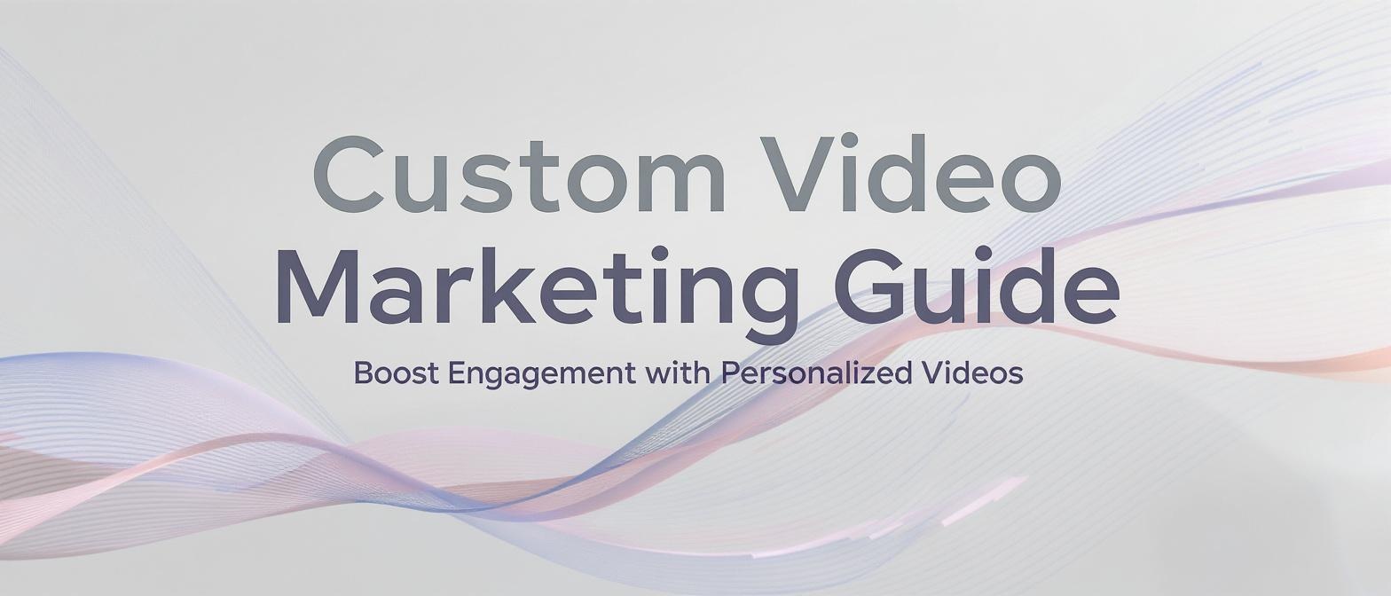 Custom Video Marketing Guide: Boost Engagement with Personalized Videos