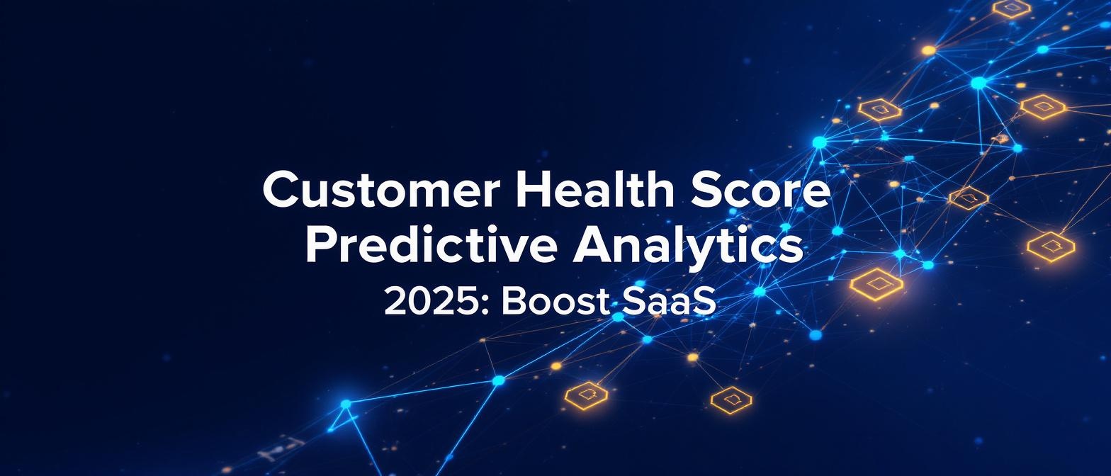 Customer Health Score Predictive Analytics 2025: Boost SaaS
