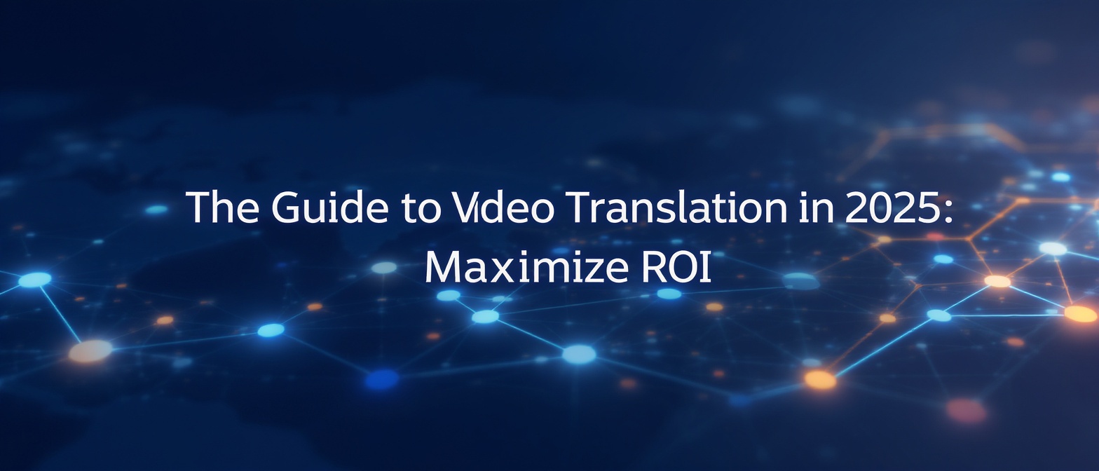 The Guide to Video Translation in 2025: Maximize ROI
