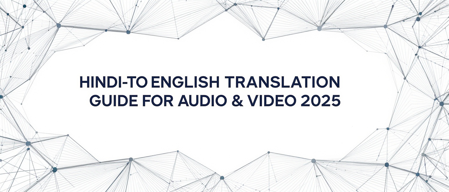 Hindi to English Translation Guide for Audio & Video 2025