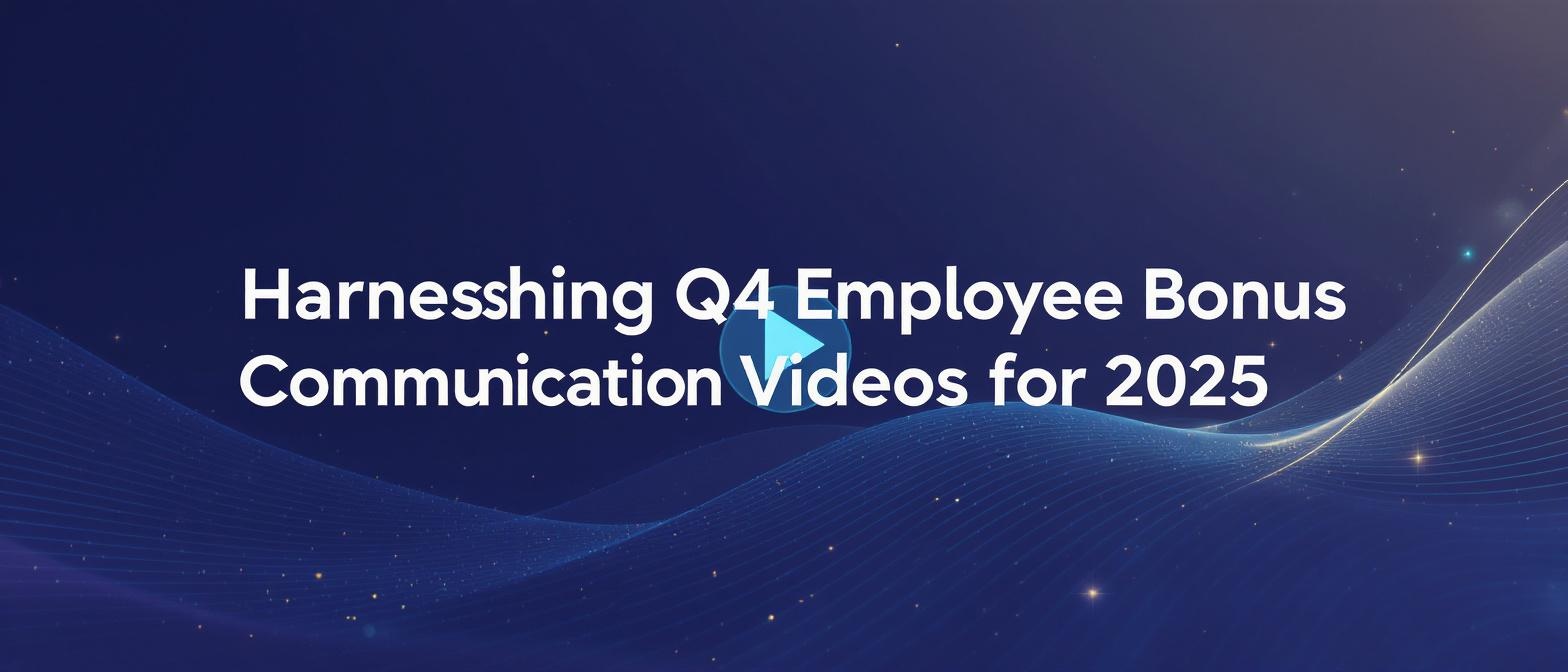 Harnessing Q4 Employee Bonus Communication Videos for 2025