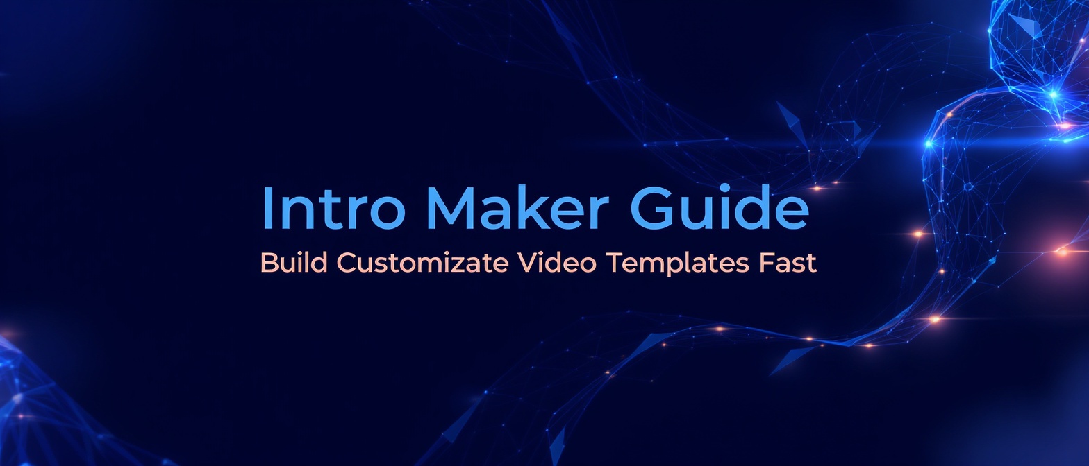 Intro Maker Guide: Build Customizable Video Templates Fast