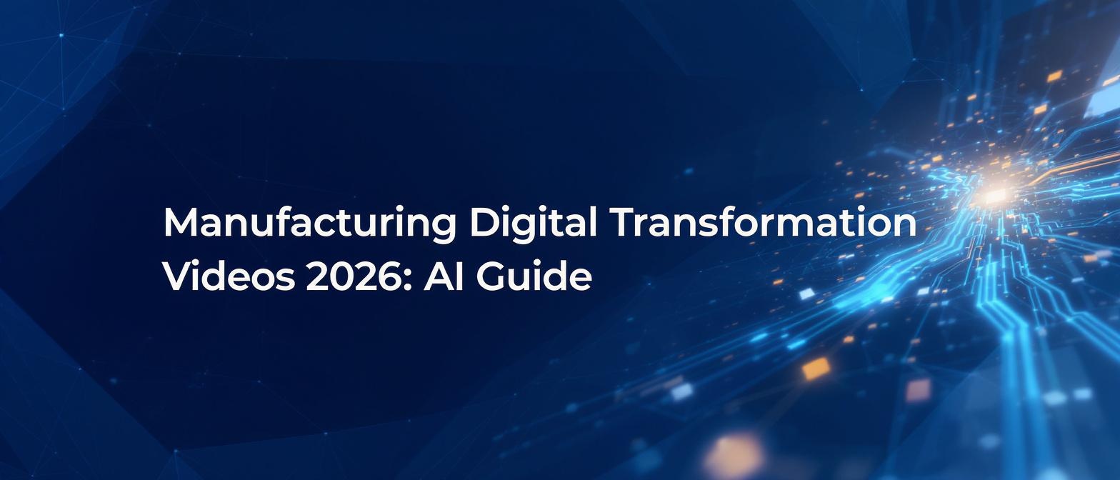 Manufacturing Digital Transformation Videos 2026: AI Guide