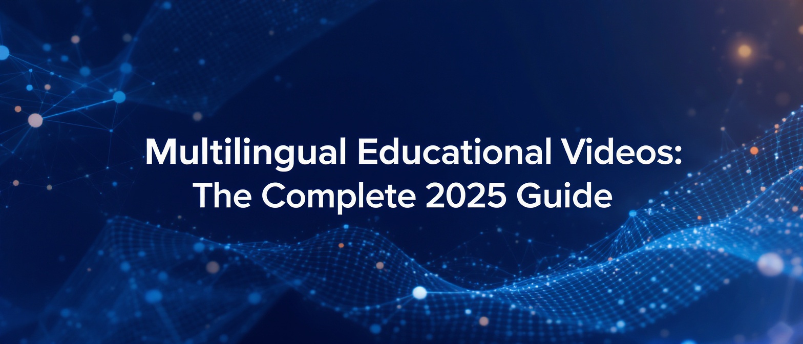 Multilingual Educational Videos: The Complete 2025 Guide