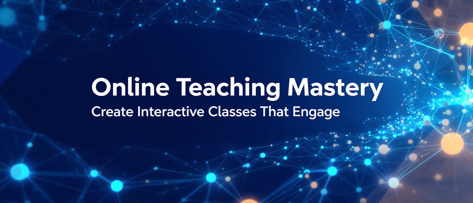 Online Teaching Mastery: Create Interactive Classes That Engage