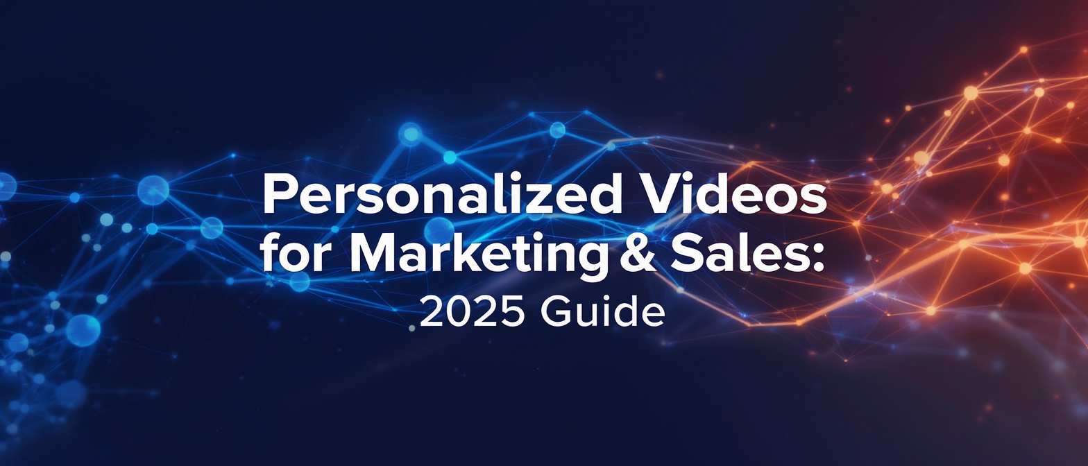 Personalized Videos for Marketing & Sales: 2025 Guide