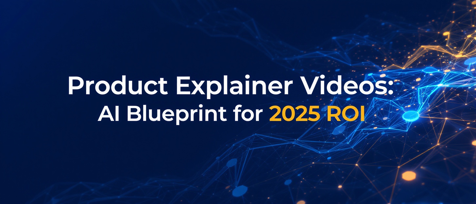 Product Explainer Videos: AI Blueprint for 2025 ROI