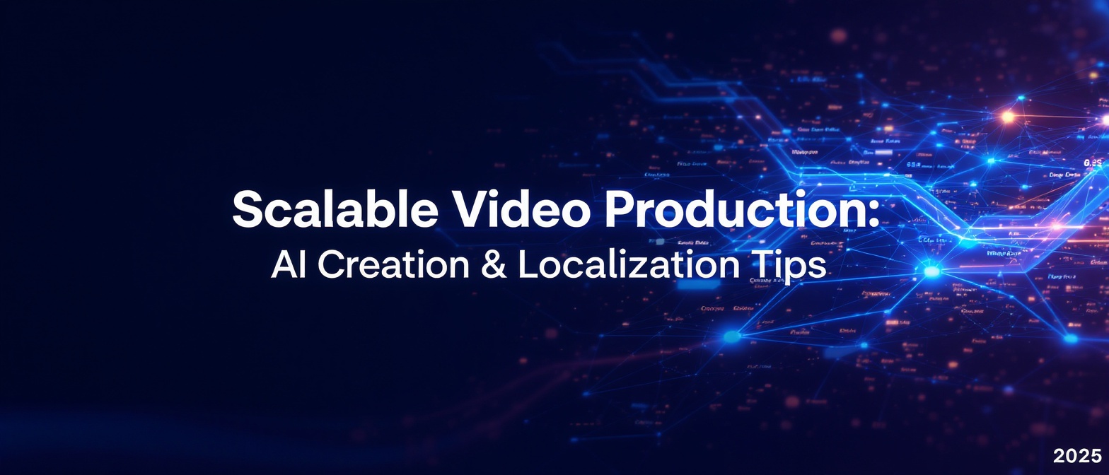 Scalable Video Production: AI Creation & Localization Tips