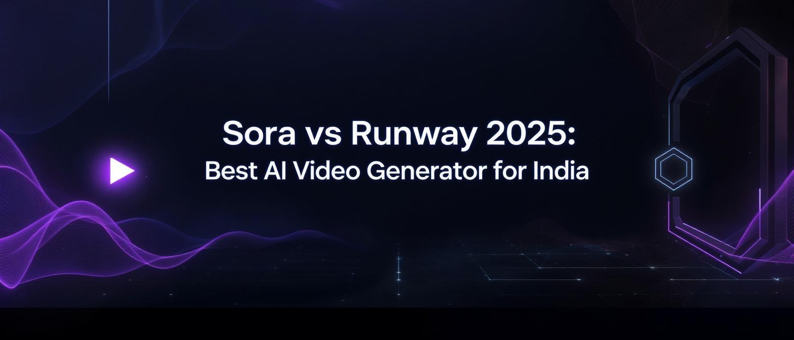 Sora vs Runway 2025: Best AI Video Generator for India