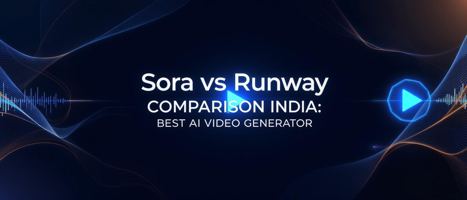 Sora vs Runway Comparison India: Best AI Video Generator