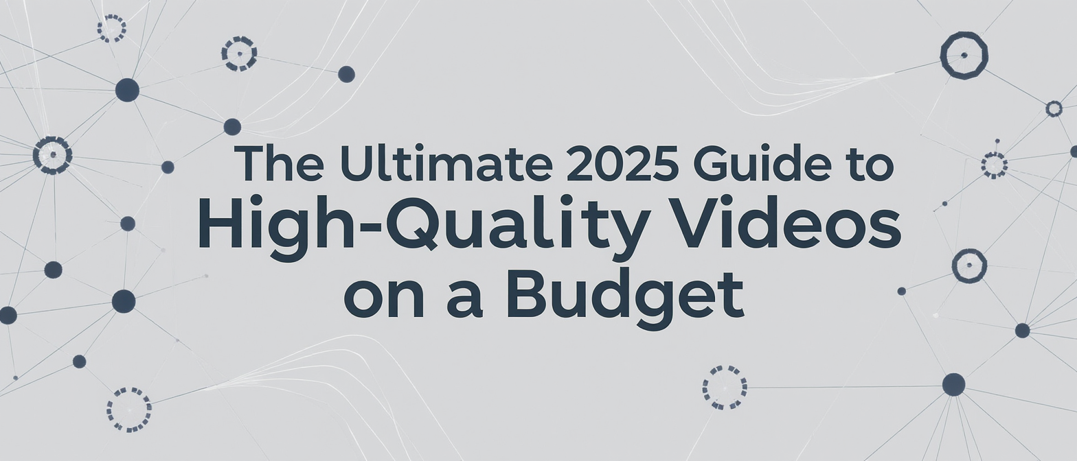 The Ultimate 2025 Guide to High-Quality Videos on a Budget