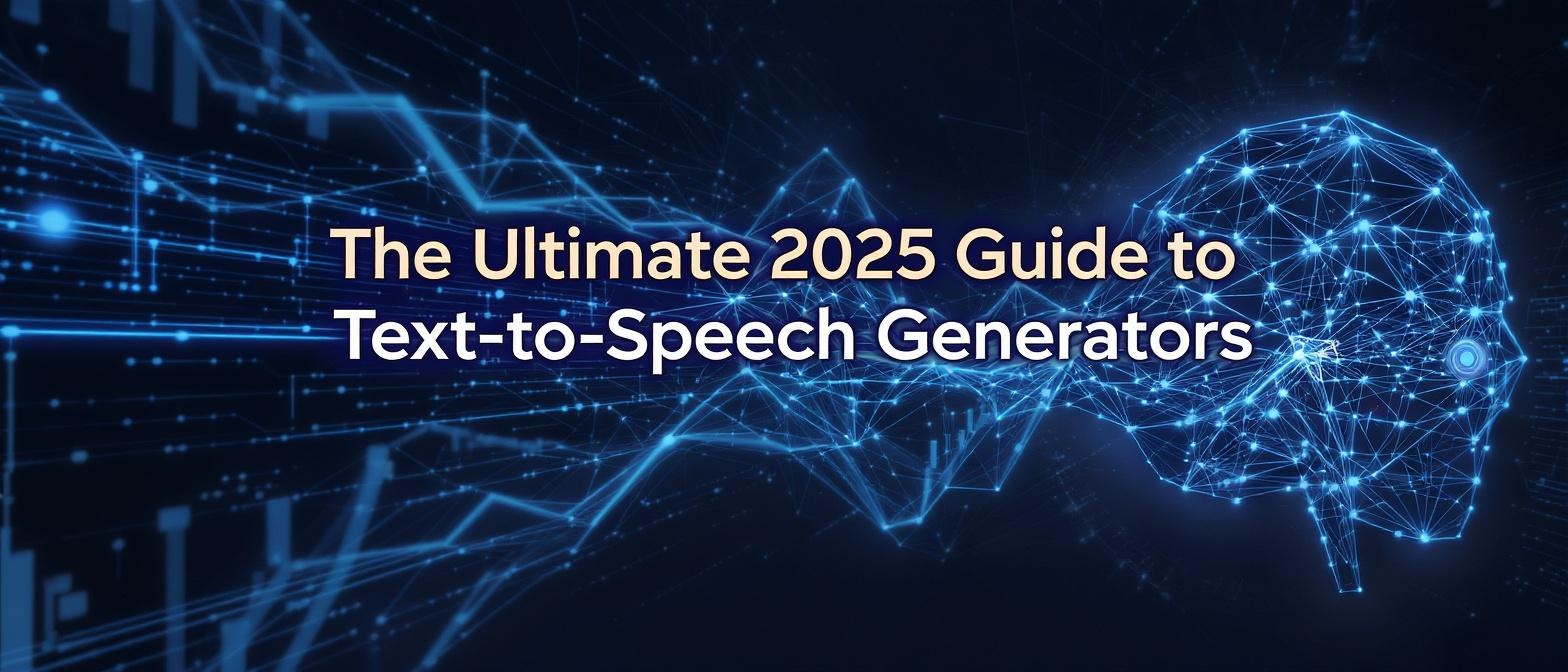 The Ultimate 2025 Guide to Text-to-Speech Generators
