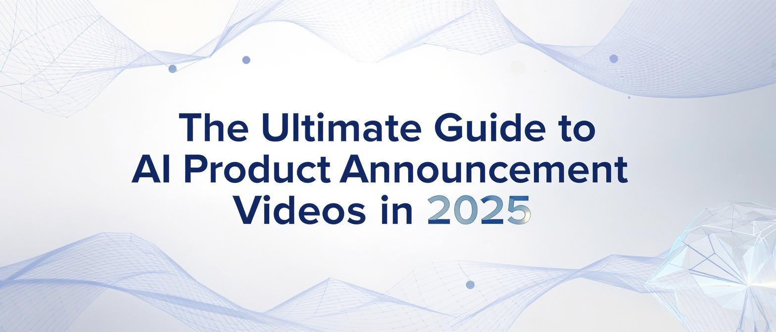 The Ultimate Guide to AI Product Announcement Videos in 2025