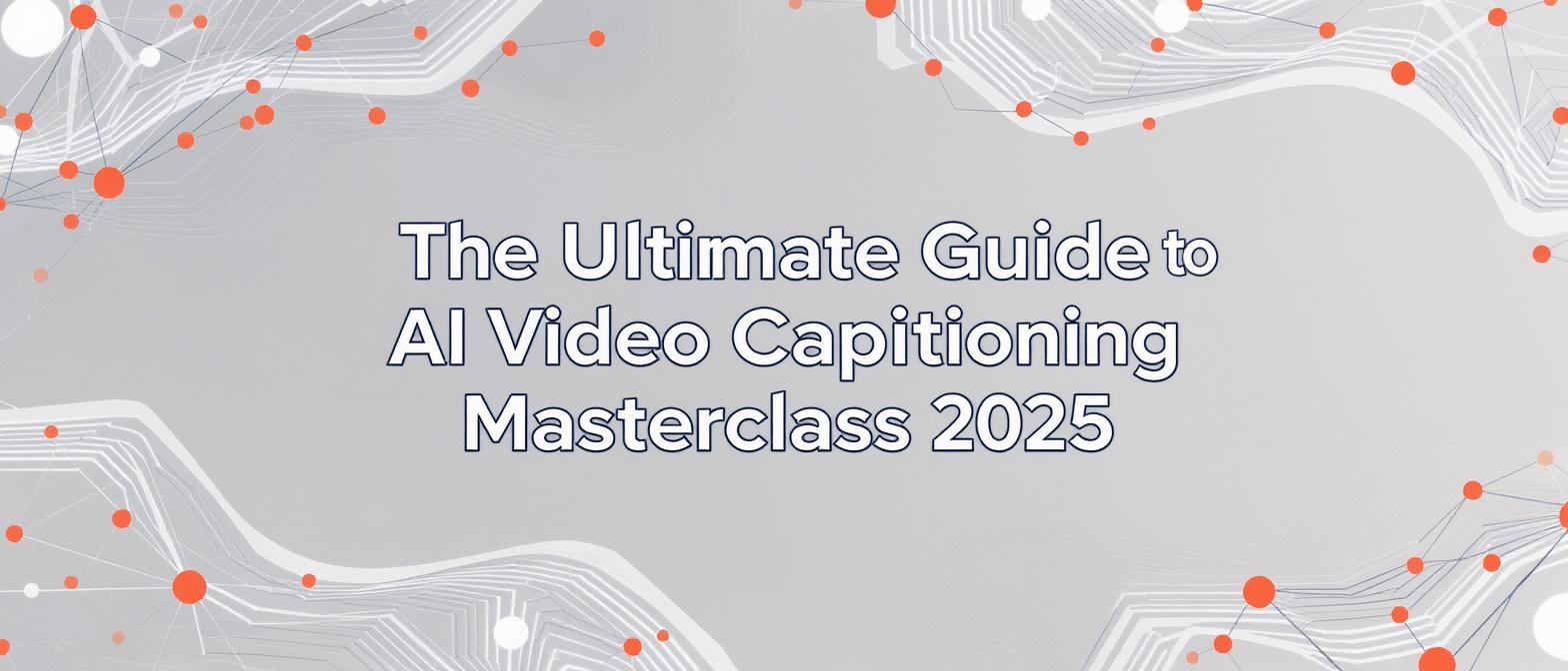 The Ultimate Guide to AI Video Captioning Masterclass 2025