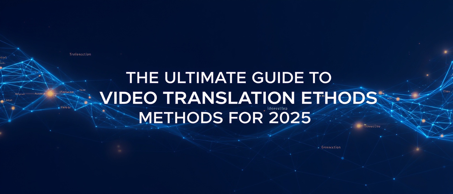 The Ultimate Guide to Video Translation Methods for 2025