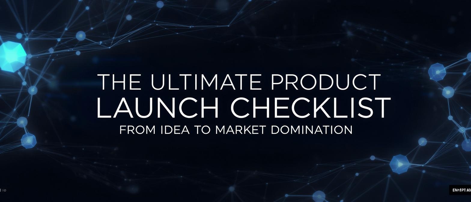 The Ultimate Product Launch Checklist: From Idea to Market Domination