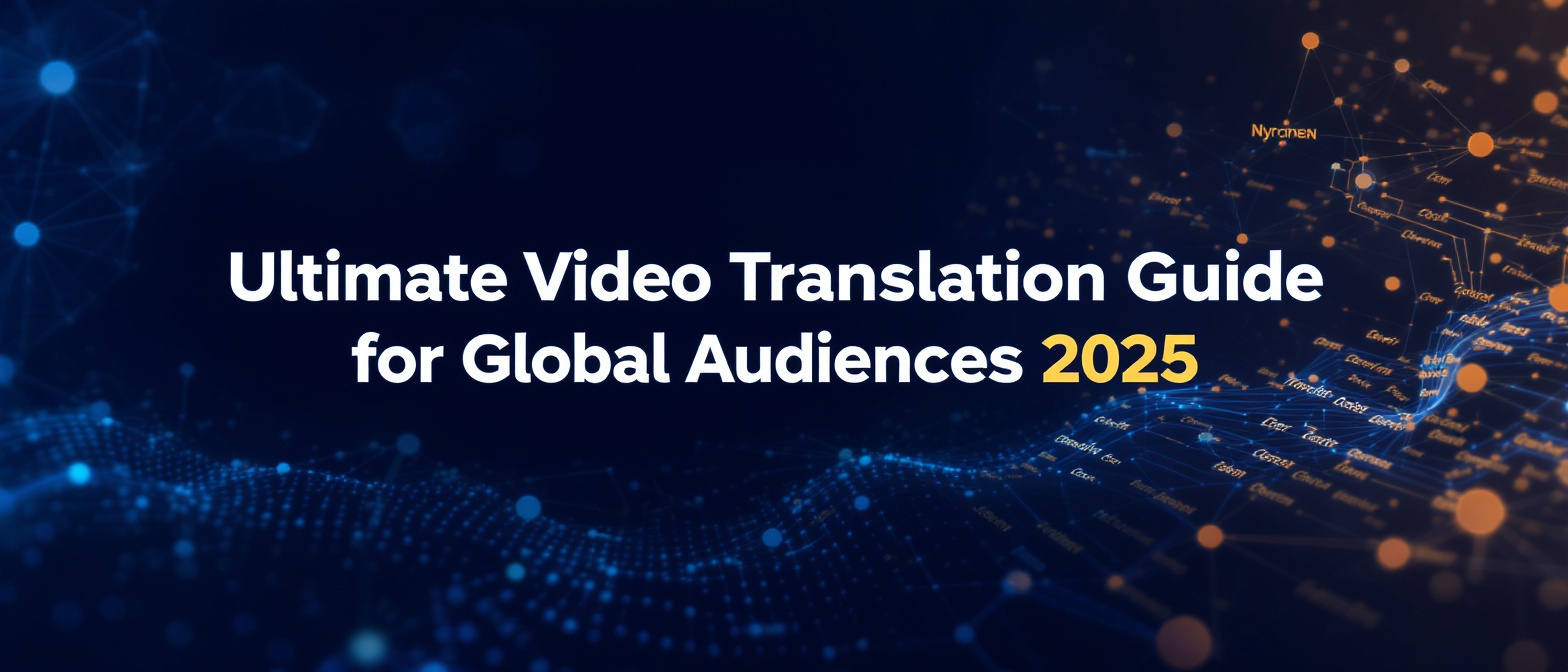 Ultimate Video Translation Guide for Global Audiences 2025
