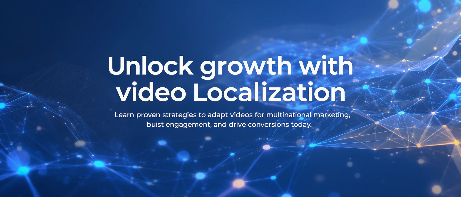 Unlock growth with video localization. Learn proven strategies to adapt videos for multinational marketing, boost engagement, and drive conversions today.