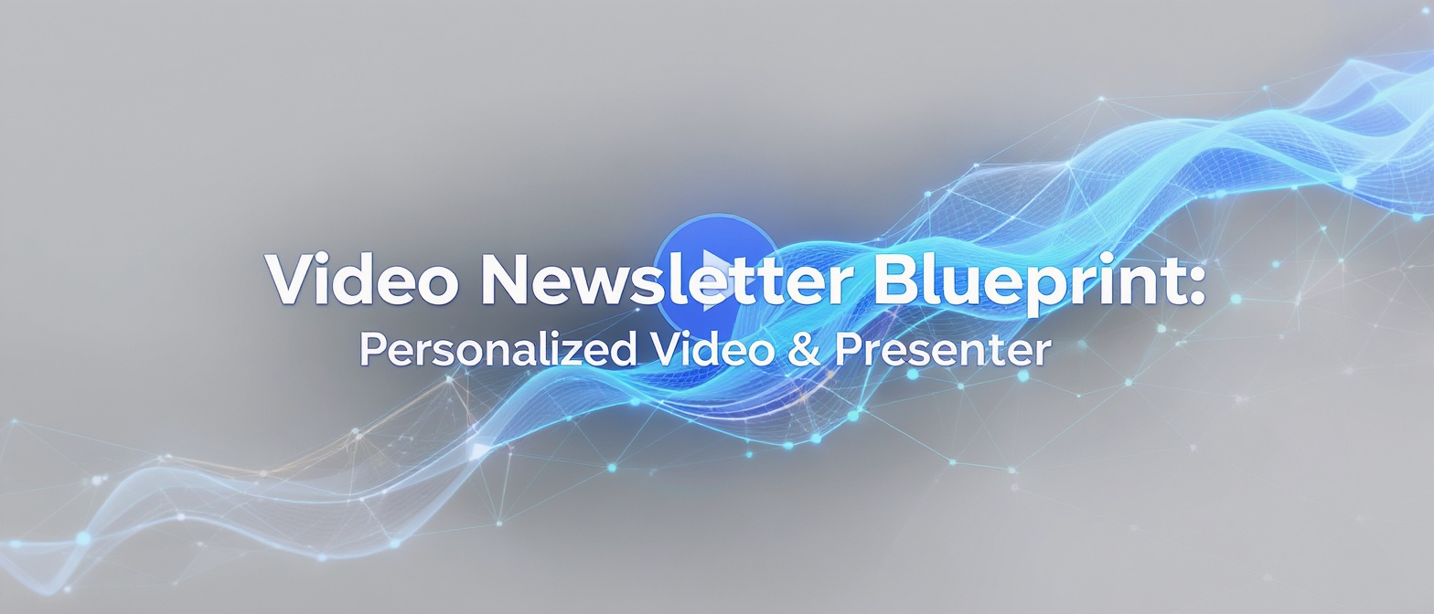 Video Newsletter Blueprint: Personalized Video & Presenter