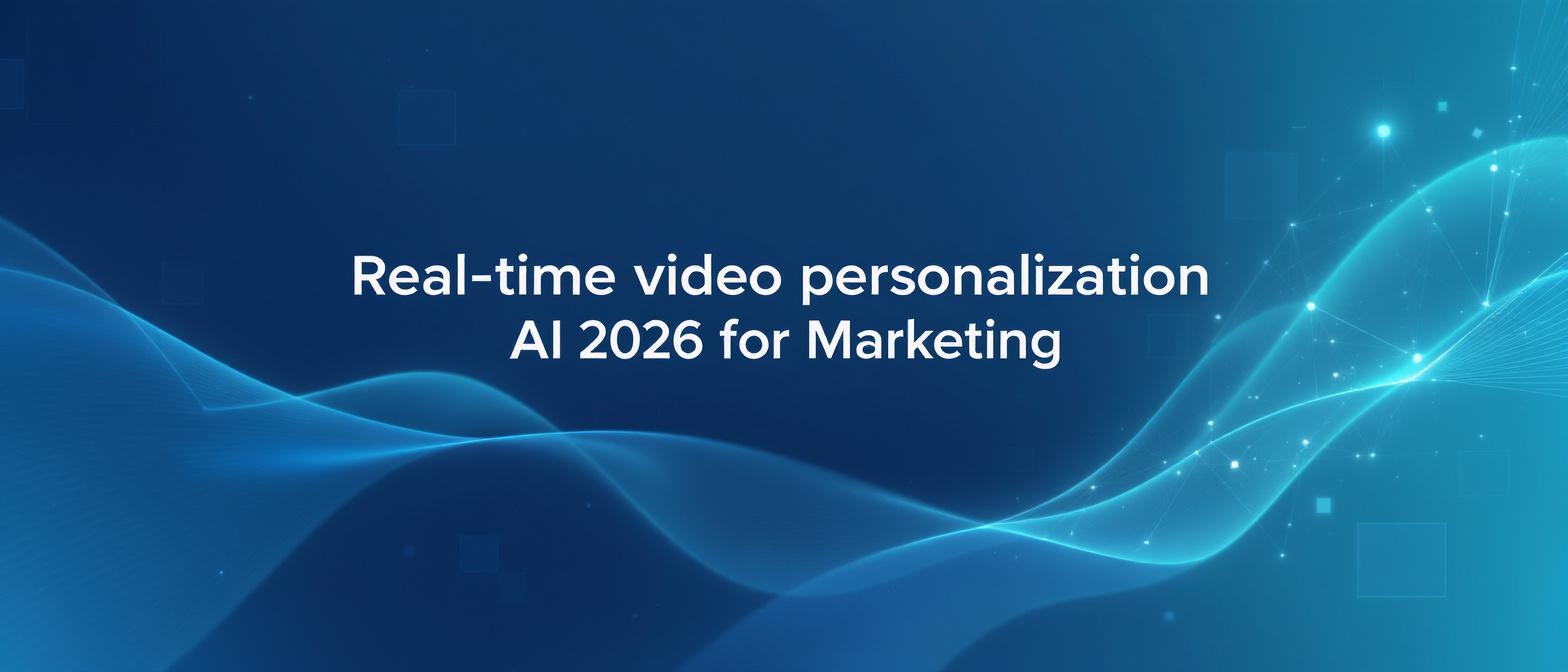 Real-time video personalization AI 2026 for Marketing