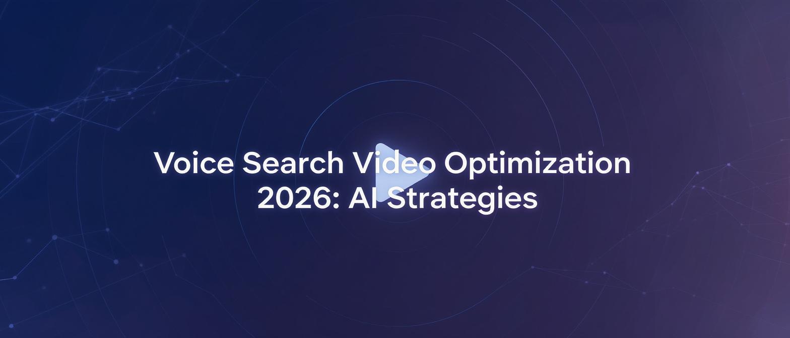 Voice Search Video Optimization 2026: AI Strategies