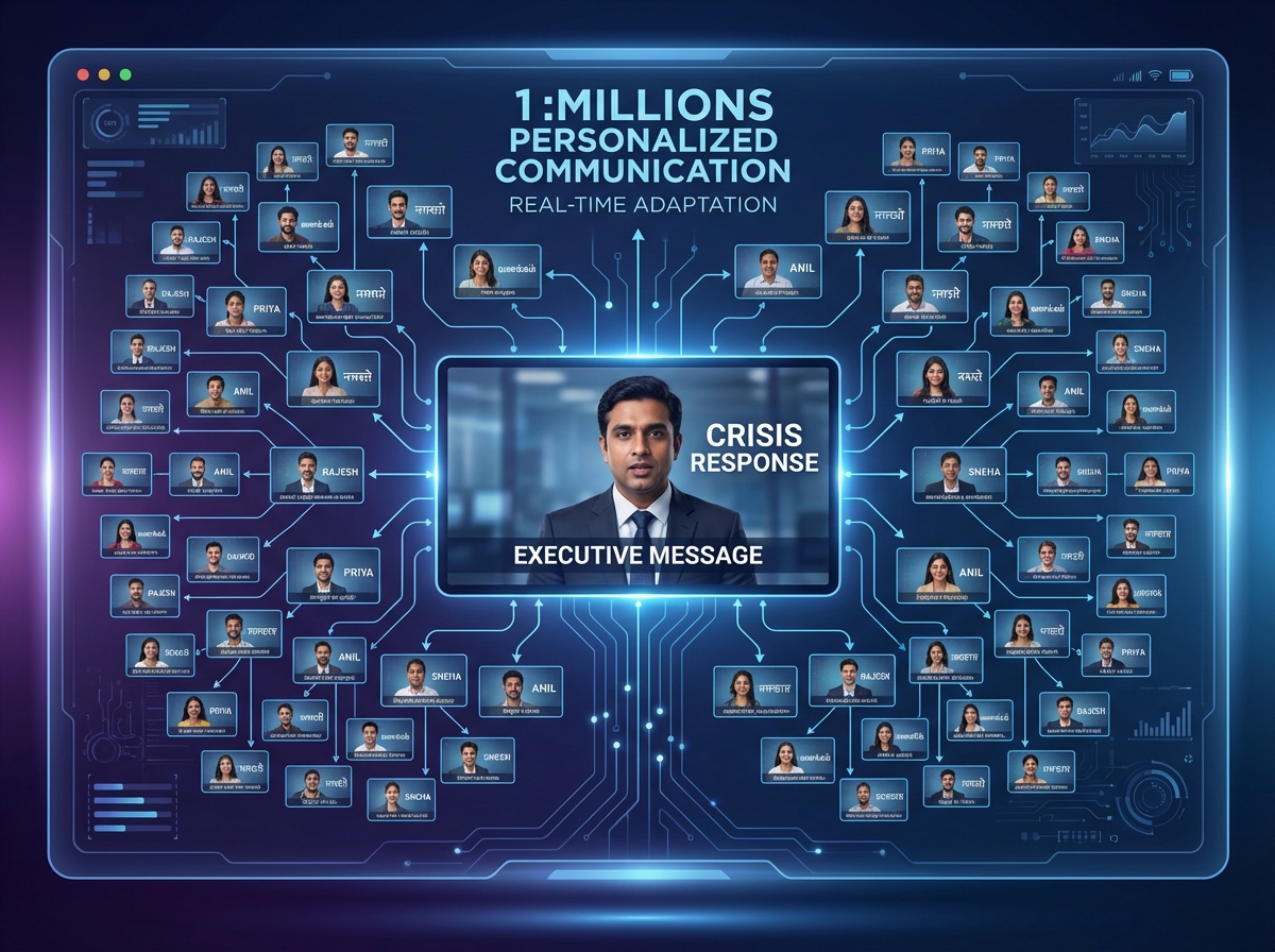 Scenario-based AI crisis communication playbooks diagram