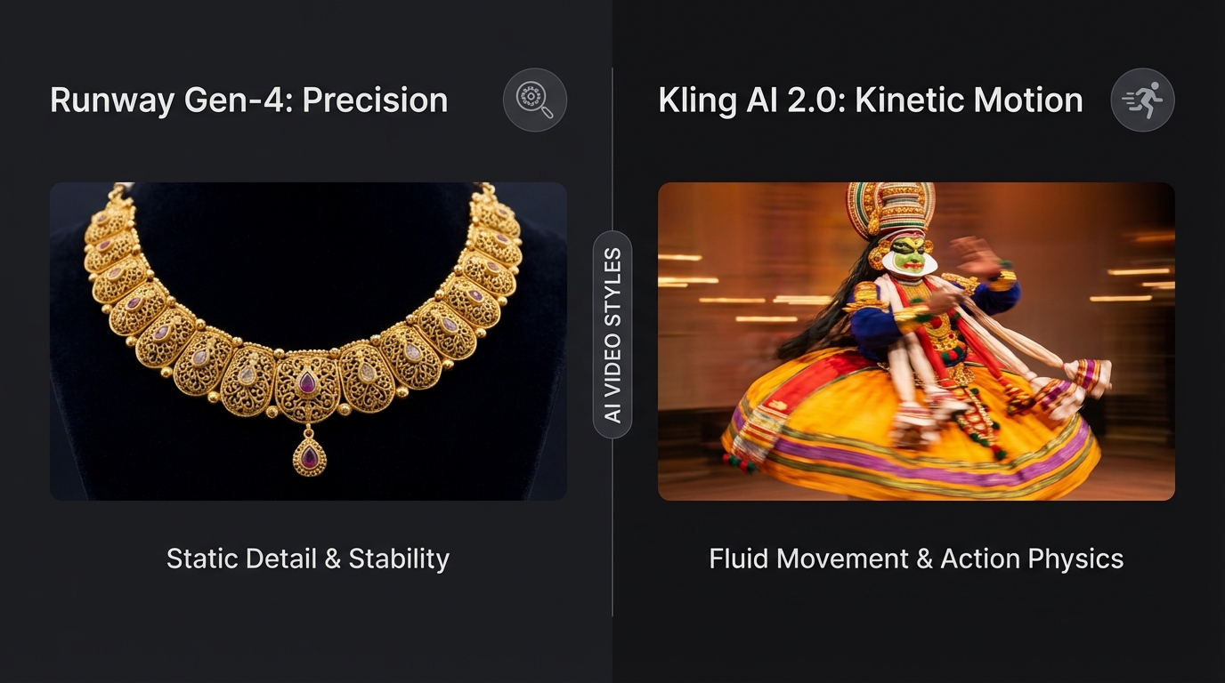 AI video tools comparison illustration