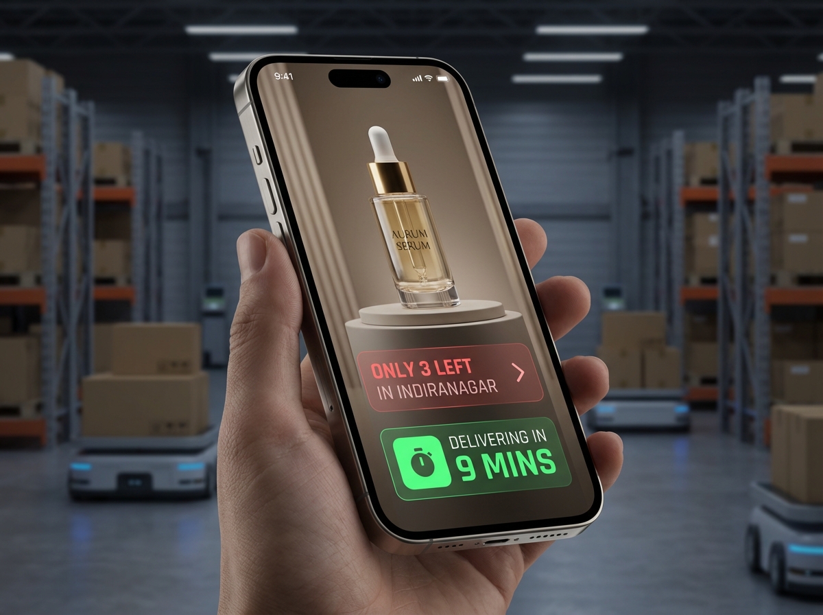 ONDC integration and Blinkit/Zepto retail media partnership illustration