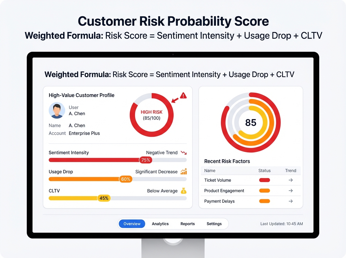 Tone ladder system diagram for empathy-driven responses