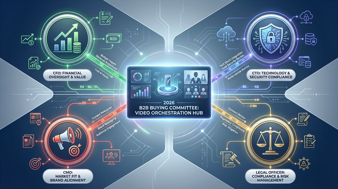 Enterprise vendor selection video orchestration workflow diagram