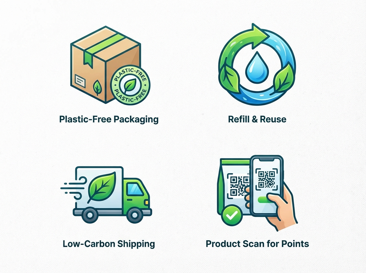 Carbon tracking and environmental scorecard dashboard