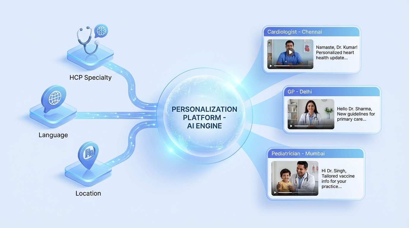 Personalized HCP engagement video example