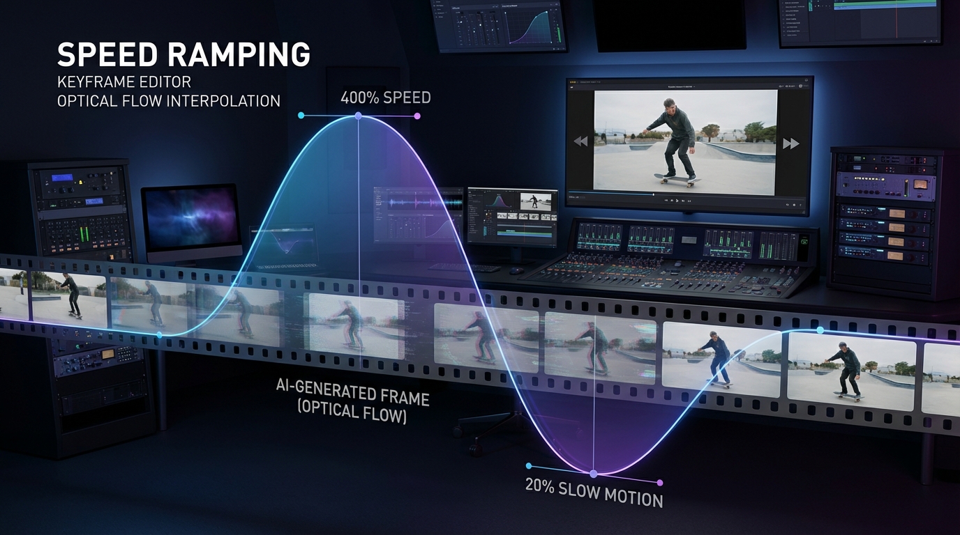 Example of AI color grading and film-look polish on mobile footage