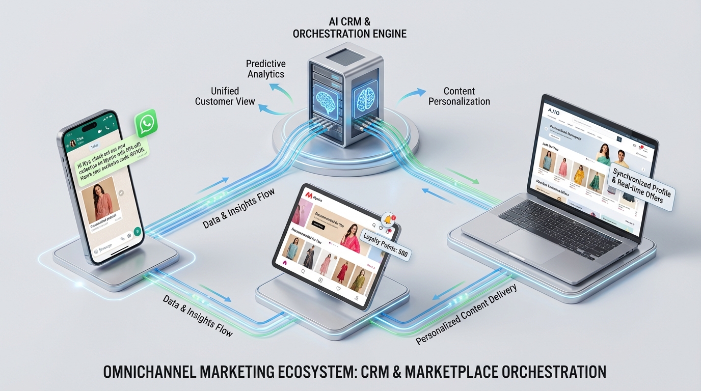 Omnichannel EOSS orchestration with AI-personalized video illustration