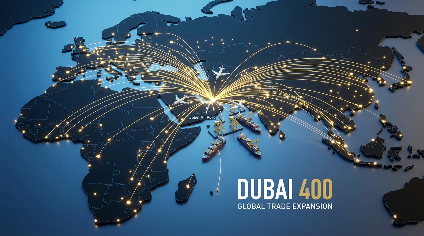 Infographic illustrating UAE FDI incentives and free zone regimes